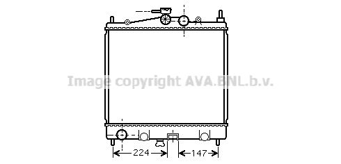 AVA QUALITY COOLING Radiators, Motora dzesēšanas sistēma DN2210